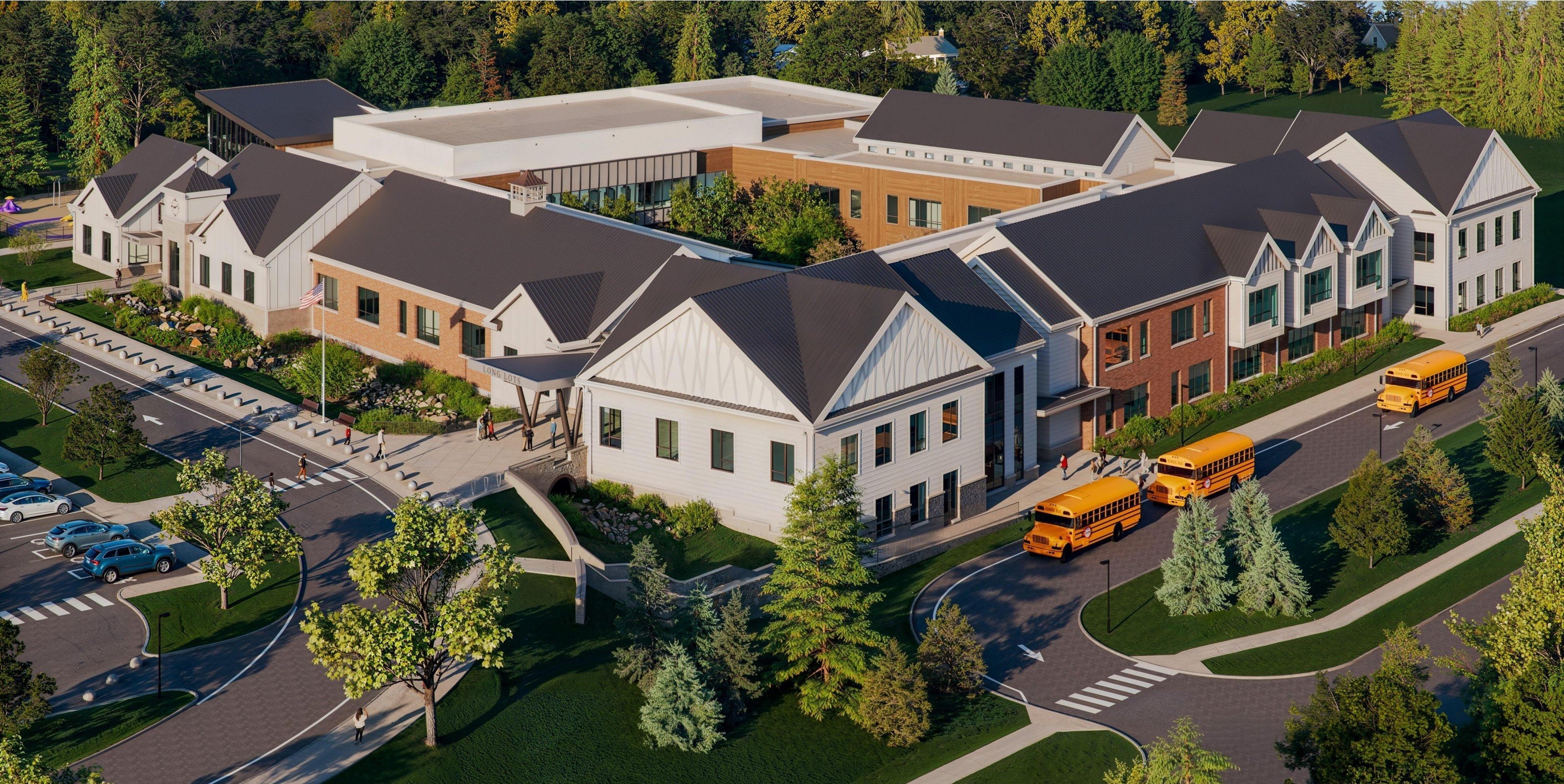 Site aerial — building and grounds